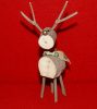 $17 Natural Wood Rustic Reindeer